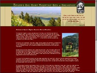 Web site www.bighorn-wyoming.com, Spahn's Bighorn Mountain B & B