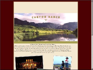 Web site www.canyonranchbighorn.com, Canyon Ranch Lodge
